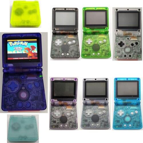 Transparent Colors Rrefurbished For GameBoy Advance SP For GBA SP Console iPS V2 Backlight Backlit Screen Console V2 iPS