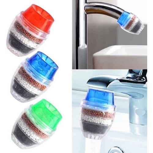 1 Pcs Tap Faucet Filter 5 Layers Drinking Water Purifier Water Filter Cartridge Home Kitchen Use кран для кухни