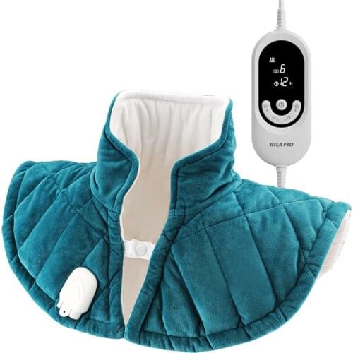2.2lb Large Shoulder Neck Back Heating Shawl Wrap Heat Therapy Heater Weighted Heating Pad for Pain Relief