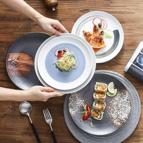 Pottery Traditional Japanese Porcelain Plates Sushi