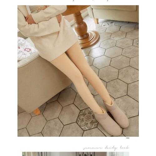 60g 100g Bare Leg Pantyhose Artifact Women Spring And Autumn Outside Warm Leggings Smooth Pantyhose Black Skin Anti Hook