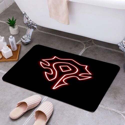 WARCRAFT Horde 3D Print Doormats Rectangle Non-Slip DoorMat Bedroom Kitchen Entrance Print Door rugs Dropshipping