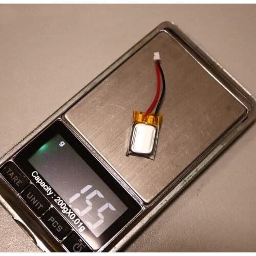 10C 50mAh 1S Discharge Rate Lithium Polymer battery For 1.55g Micro Model Aircraft 6MM 4MM HOLLOW CUP MOTOR DIY 1.25mm JST plug