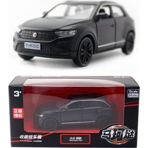 RMZ City/1:36 Scale Diecast Model/Volkswagen T-Roc/Educational Collection/Pull Back/Doors Openable/Mattle Toy Car/Gift/Box
