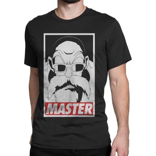 Master Muten Roshi T-Shirt Tee Shirt Mens 2019 New Tee Shirts Printing Fashion Print T Shirt Plus Size Custom Shirt