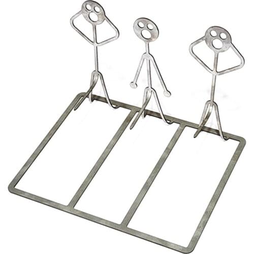 FQYL Grill Guy Metal Art Barbecue BBQ Metal Art Barbecue Rack for Grilling Hot Dogs Seafood