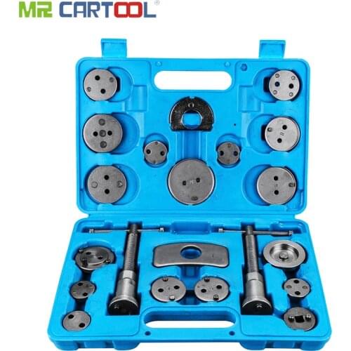 MR CARTOOL 21pcs Universal Auto Car Precision Disc brake Brake Piston Compressor Tool Kit Set For Automobiles Repair Tools
