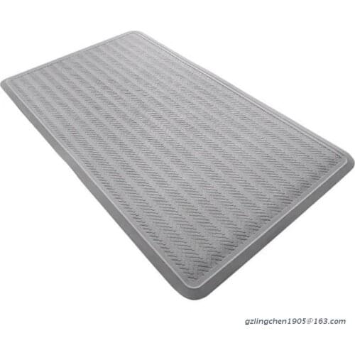 P8DE Bathtub Mat Non Slip Bath Mats with Suction Cups Shower Mat for Bathroom Tub Machine Washable Toilet Floor Mat 27.6x15.8