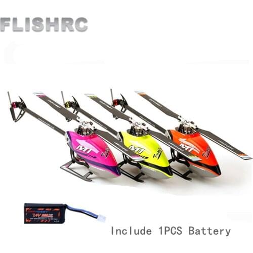 OMPHOBBY M1 Dual Brushless Motors Mini RC Helicopter for Adults Direct-Drive 3D Remote Control Helicopters-BNF OMP/SFHSS