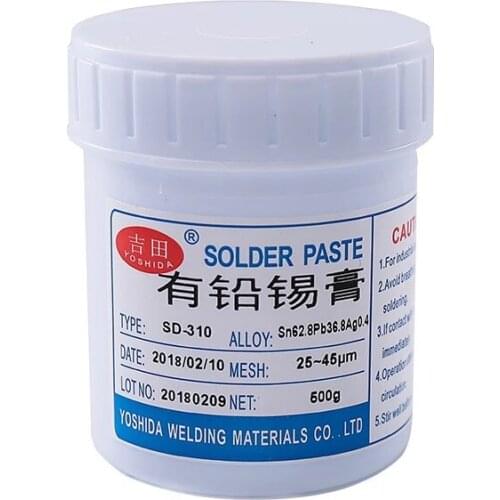 500g With Lead Silver Solder Paste No-Clean SMT Soldering Paste For Phone Computer Motherboard Welding Repair Sn62.8Pb36.8Ag0.4