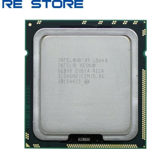 Intel Xeon L5640 2.26GHz 12MB 5.86 GT/s SLBV8 LGA 1366 Server CPU