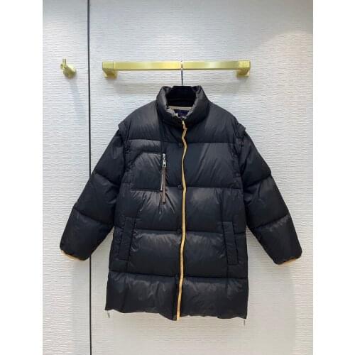 Womens Winter High Quality Long Down Jacket Fashion Windproof Oversized Black White Parkas Soft Casual All-match Ladies Coat