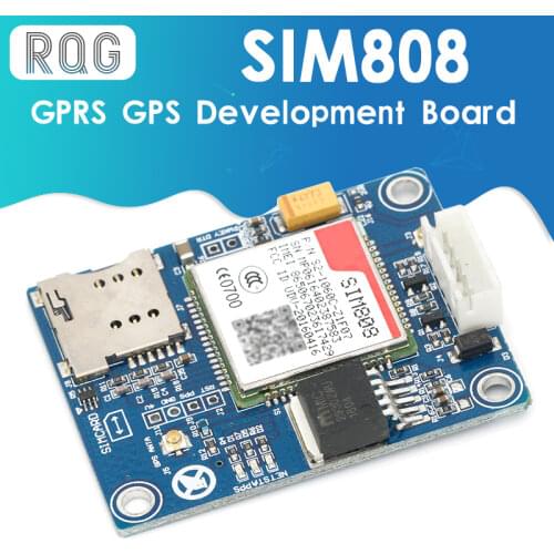 SIM808 Module GSM GPRS GPS Development Board IPX SMA with GPS Antenna Raspberry Pi Support 2G 3G 4G SIM Card