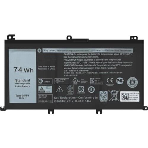 Thenshine 357F9 replacement battery for DELL Inspiron 5576,Inspiron 5577 Inspiron 15 7000 7567 Gaming Inspiron 15 7557