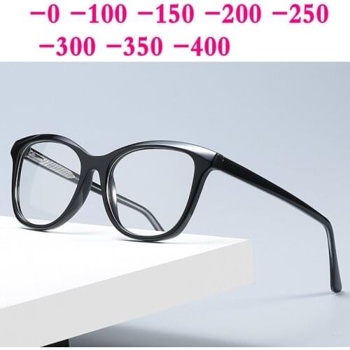 Myopia Sunglasses Photochromic Finished Men Women Myopia Eyeglasses Frame with color lens Sun glasses cat Myopia Eyewear NX