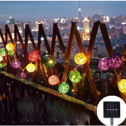 LED Solar Lamps LEDs String Lights Fairy Holiday Christmas Party Garland Solar Garden Waterproof Led Solar Light for garden