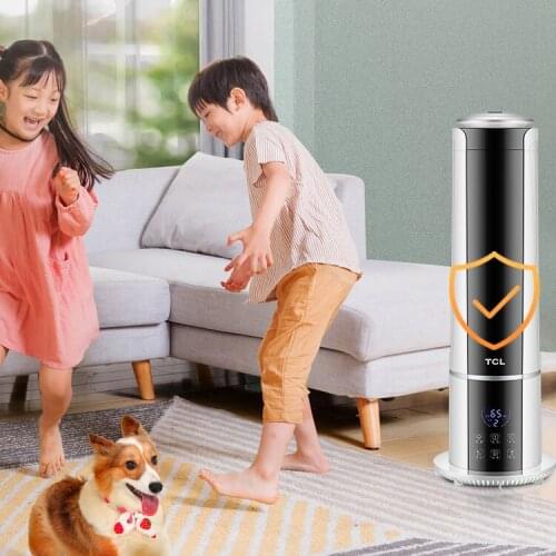 Floor type home mute humidifier bedroom, pregnant woman, baby spray, aromatherapy machine, air purifying machine, 5.3L large