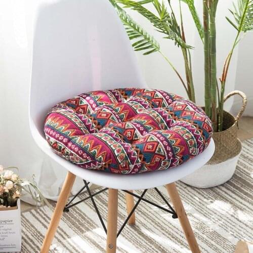 Japan Pouf Futon Cattail Hassock Massage Pad Chair Seat Cushion Round Thickened Tatami Mat