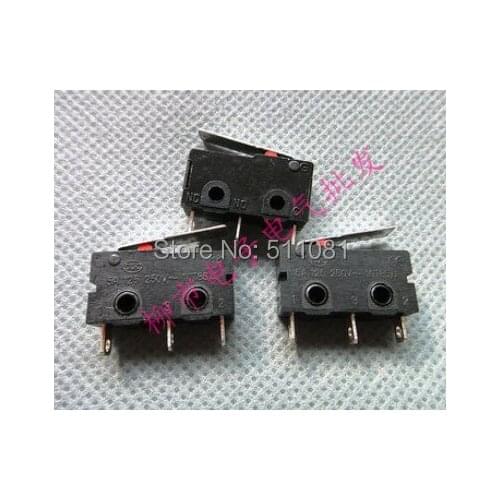 10PCS MICROSWITCH LIMIT SWITCH 3pin N/O N/C MICRO SWITCH 5A 125V-3A 250V transistor