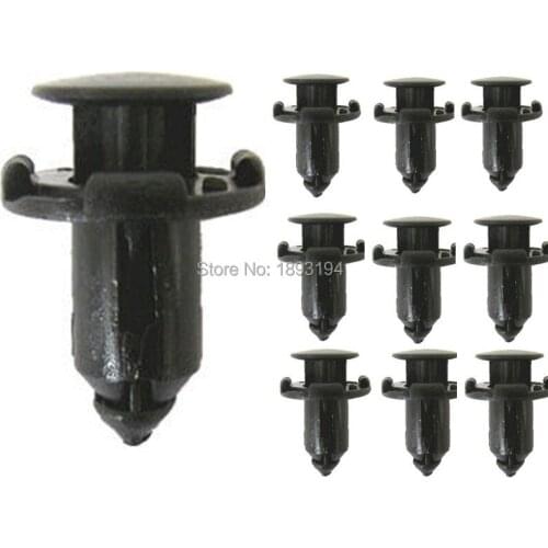100 Pcs Nylon Screw Rivet Push type Panel Trim Clips For Toyota Corolla Camry Solara Celica Celsior Century & Corolla Fielder