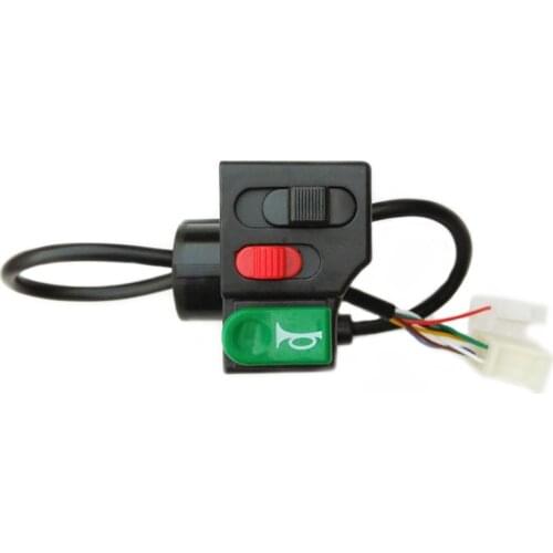 12V 7 Pins ATV Bike Scooter bicycle accessories 7/8" Switch Horn Turn Signal On/Off Light Switch Light for XIAOMI M365 Scooter