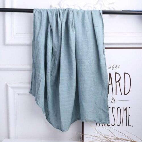 120x120cm Baby Stroller Blanket Soft Gauze Infant Newborn Swaddle Wrap Sleepsack Q9QB