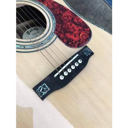 Martin 6 string guitar, ebony, shell inlaid fingerboard