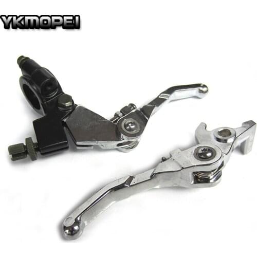 Aluminum Folding Clutch lever Brake Lever Fit CRF KLX Apollo Xmotos Kayo Pit Dirt Bike Parts