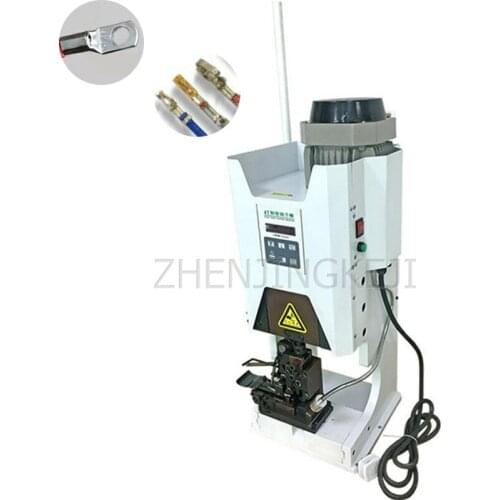 Automatic Mute Terminal Machine 220V Electric Vertical Wire Wrapping Machine Efficient DC/AC Terminal Crimping Machine Equipment