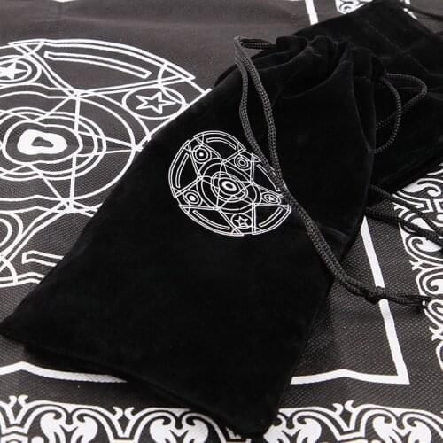 Velvet Tarot Card Storage Bag Toy Jewelry Home Mini Drawstring Package RXBB