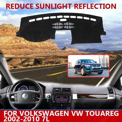 For Volkswagen VW Touareg 2002-2010 7L Right Left Hand Drive Good Polyester Material Anti Light Car Dashboard Cover Mat