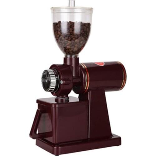 Electric Coffee grinder Coffee mill Bean grinder machine flat burrs Grinding machine 220V/110V Red/Black EU US