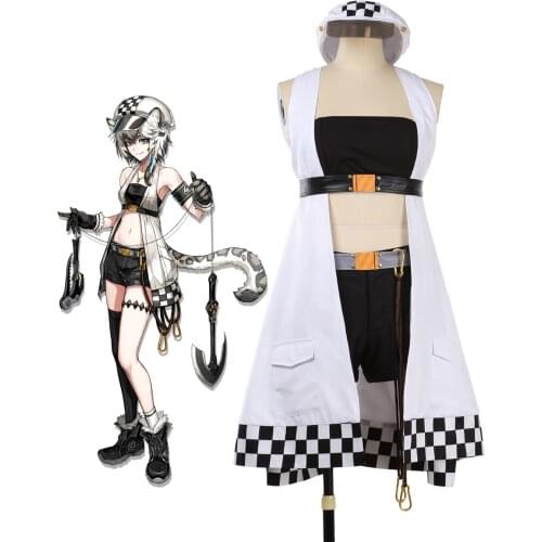 Game Arknights Cliffheart Cosplay Costume Custom Made Any Size