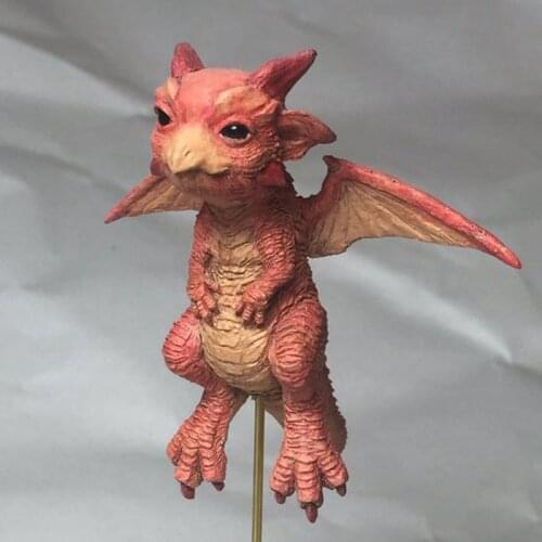 Cool Small Dinosaur Zi Long Bust of Resin white model DIY Paint Graffiti lovers' favorites