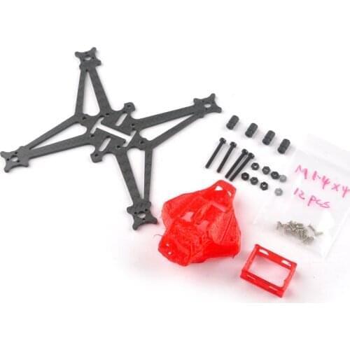 Happymodel Sailfly-X FPV Racer Drone RC Quadcopter Frame Kit 105mm Wheelbase Rack Canopy Battery 3D Printed TPUHolder Accessory