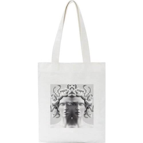 Best Sell Women Shopping Bag Imaginative Sculpture Oil Painting Students Teacher Books Bag Gift For Friends Ladies Girls Handbag