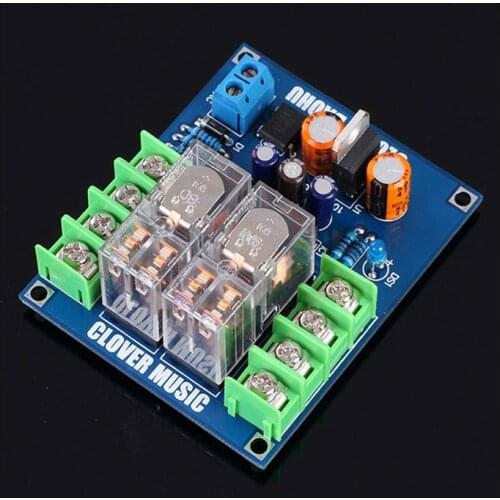 Top Deals Dual OMRON Relay 7812+UPC1237 Speaker Protection Board Kit for HIFI DIY AC 12-24