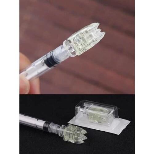 1pc Hand 5pin Injection Crystal Microneedle Water Mesotherapy Micro Needle for Dermal Filler Meso Gun Anti Aging&Wrinkle Tool