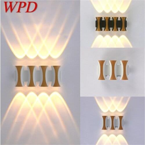 WPD New Outdoor Wall Light Contemporary Creative LED Sconces Lamp Waterproof Decorative For Home Porch Villa