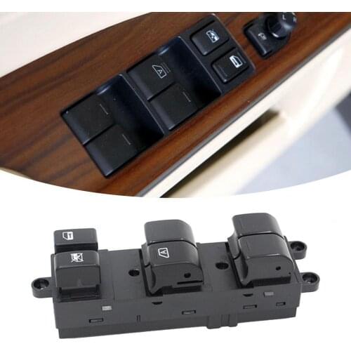 Window Switch Stable Anti-aging Compact Left Front Electric Power Window Switch 25401-EW70A for Nissan Tiida