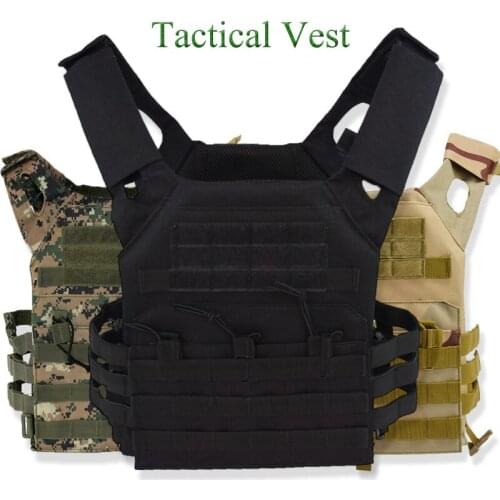 Outdoor 600D Lightweight Hunting Tactical Vest Military Molle Modular Body Ammo Airsoft Paintball Combat Protective Vest