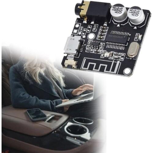 2pcs Bluetooth Receiver Board for audio Amplifier 3.7-5V BT5.0 Stereo Car