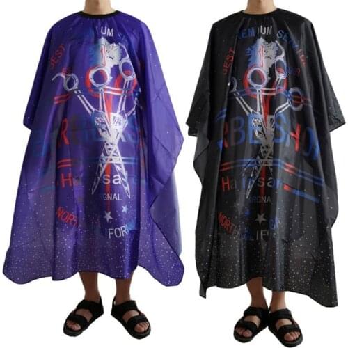Haircut Hairdressing Waterproof Cloth Apron Polyester Barber Cape Salon Home Wrap Hair Styling Design Hair dye Perm Accessories