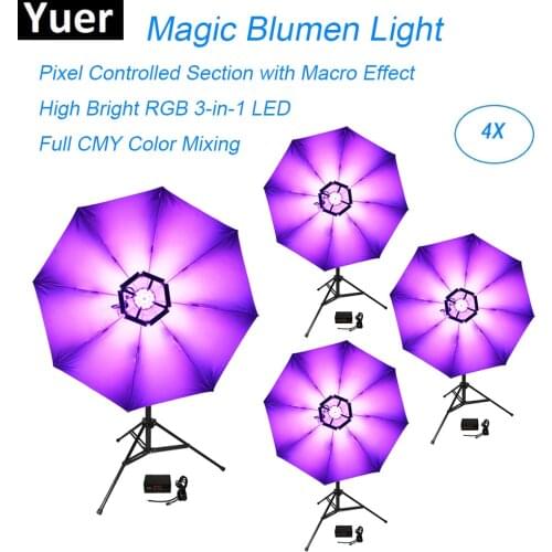 LED 114Pcs 0.2W DMX512 Magic Blumen Light High Bright RGB 3in1 Lights DJ Disco club Stage Light Effect Umbrella colours Lamp