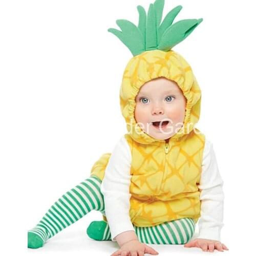Wonder Garden Infant Toddlers Baby Fruit Halloween Cosplay Costumes Christmas Purim Holiday Jumpsuit