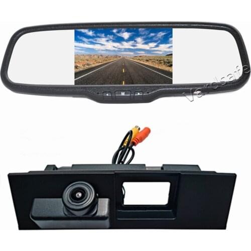Vardsafe VS330C Clip-on Mirror Monitor & Trunk Handle Rear View Camera For Ford New Mondeo 2014 2015 2016 2017