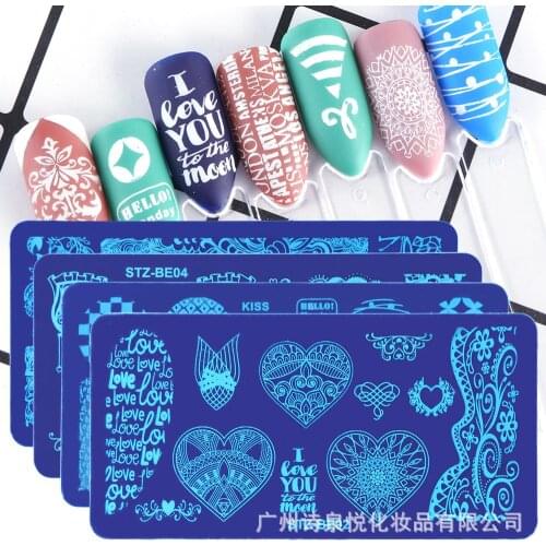 1 Pcs Nail Printing Stamping Templates Fashion & retro multi-pattern Nail Stamp Plate UV Gel Polish Transfer DIY Manicure Tool