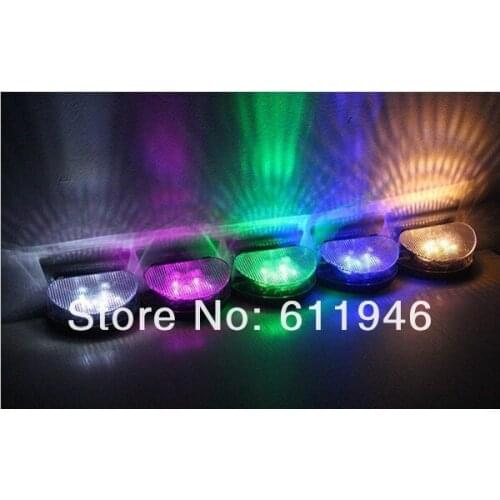 10pc/lot Outdoor Garden Wall Solar Powered LED Pathway Wall Landscape Fence Light Lamp