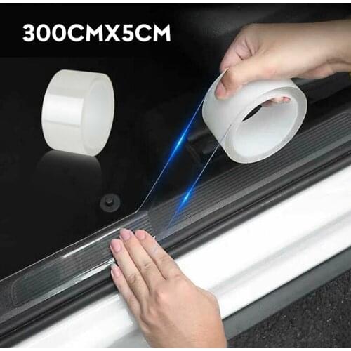 Accessory Car Door Scratch Strip Parts Replacement Bumper Body Cover Plate Sill Scuff