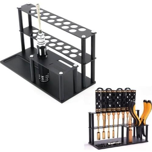Aluminum Alloy screwdriver Storage Rack Screwdriver Tools Bracket Scissors Pliers Knife Storage Holder Tool Socket